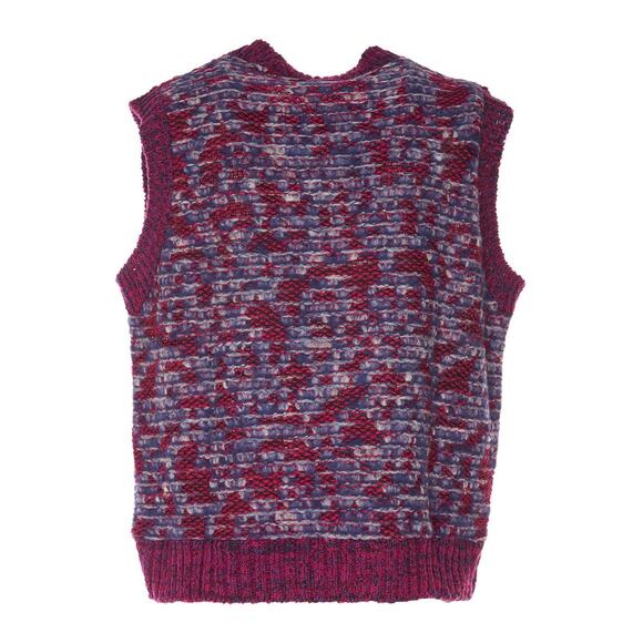 Andersson Bell Wes Wool Blend Knit Mockneck Sweater Vest Size Medium Violet NWT - Picture 2 of 15